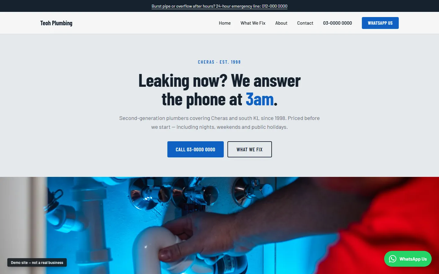 Teoh Plumbing — Plumber, Cheras